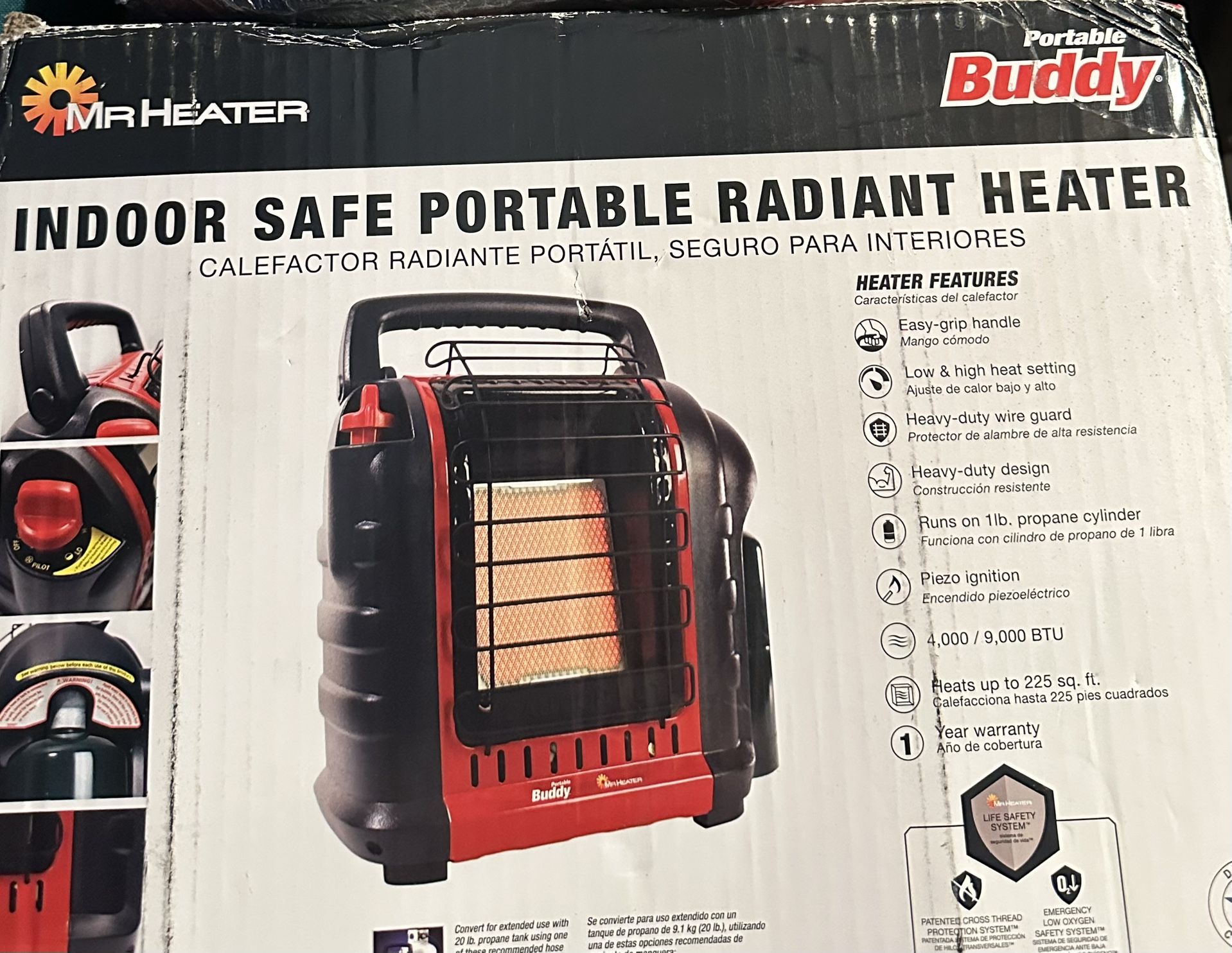 Indoor Safe Portable Radiant Heater