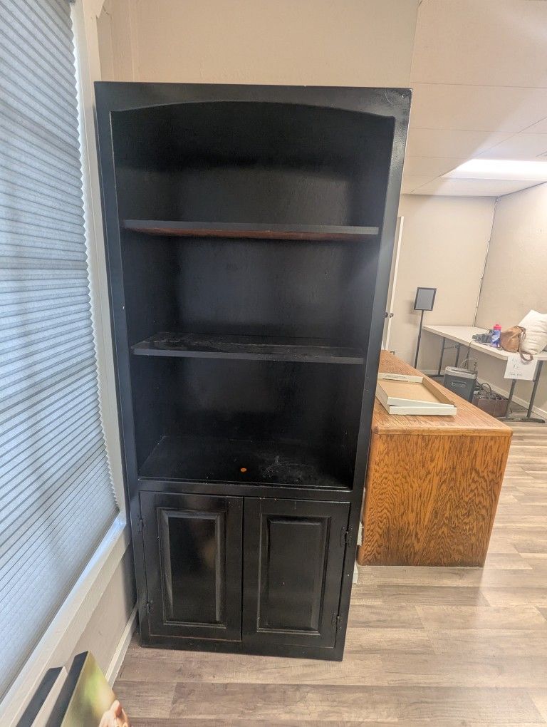Black Wood Bookcase