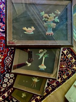 Antique Asian End Table