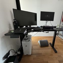 L Shaped Electric Standing Desk
