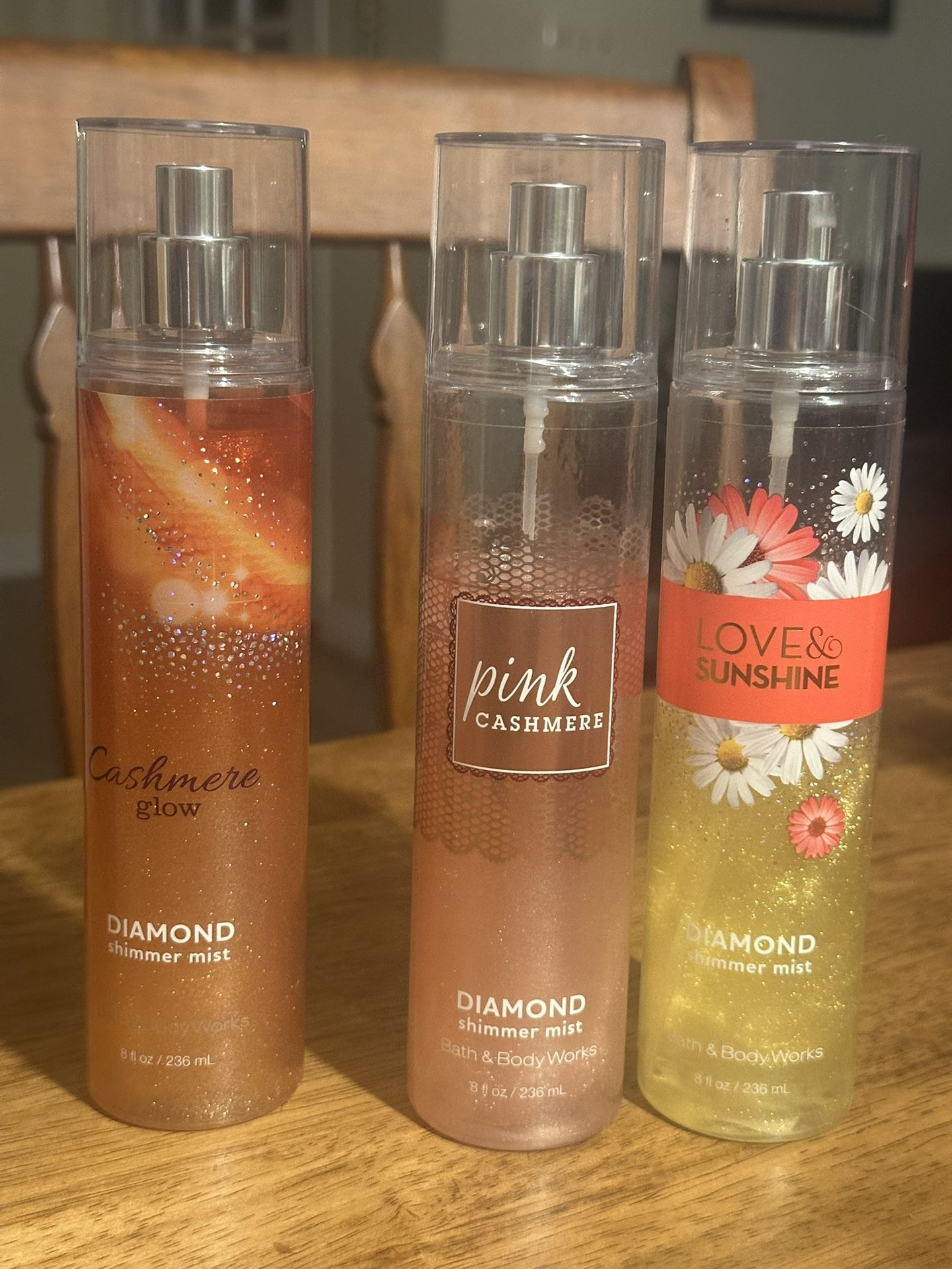 Bath & Body Works Body Sprays Set Of Three