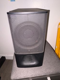 Sound bar and subwoofer