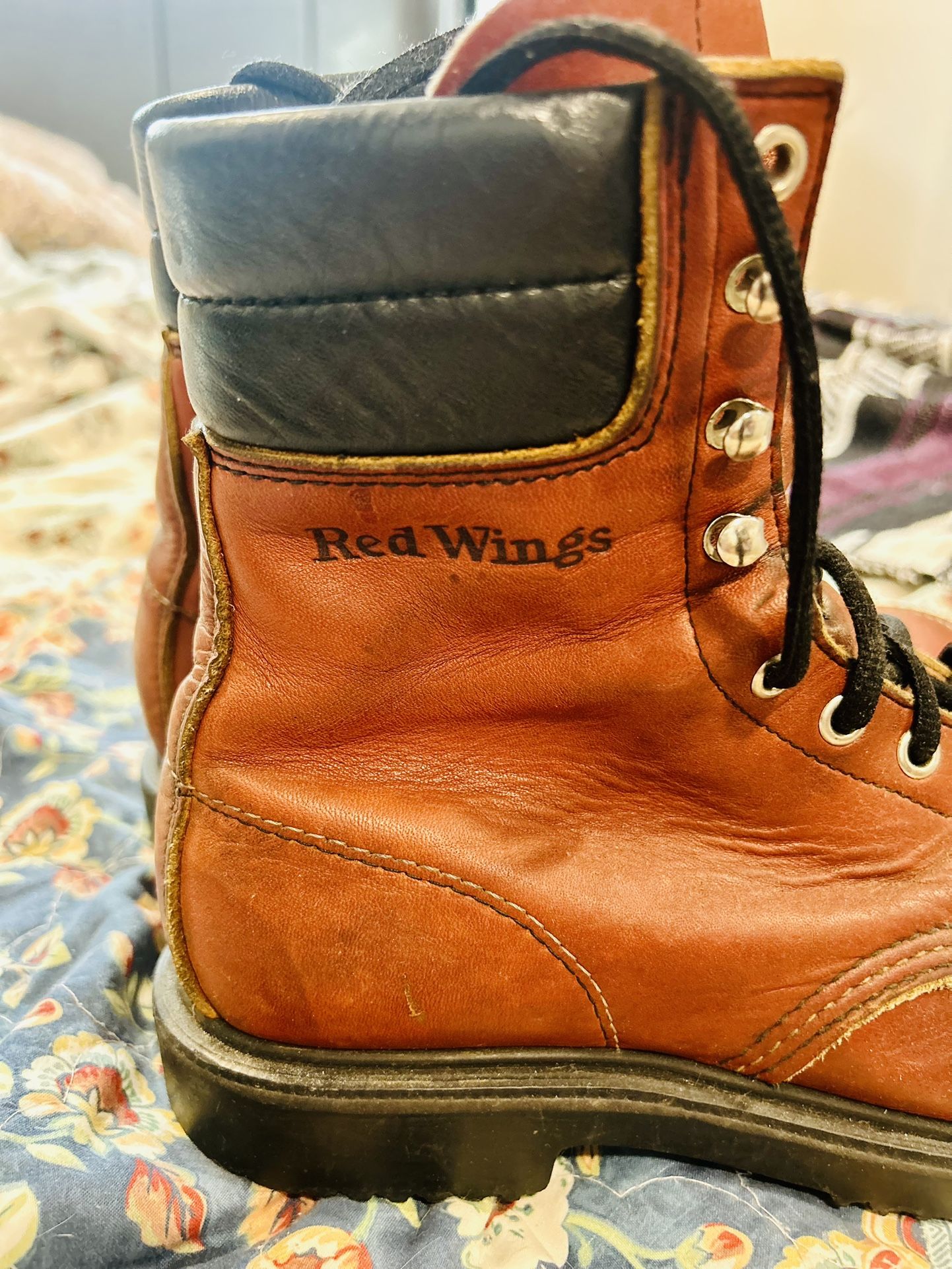Vintage Red Wing Boots 7b
