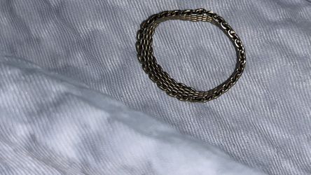 Vintage Gold Link Ring