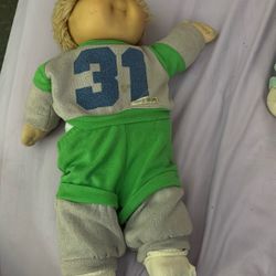 vintage Baby Boy, Blue Eyes Cabbage, Patch, Baby/Kids