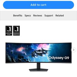 Samsung Odyssey G9 *Unopened* (G95C) 49" Curved Gaming Monitor *$600**FIRM*