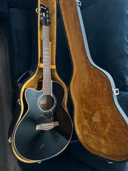 Ibanez Left Handed Acoustic-Electric Guitar with case