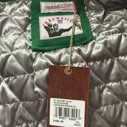Eagles Kelly Green Princess Diana Jacket By Mitchell And Ness 
