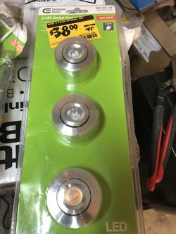 3 led gimbal puck lights