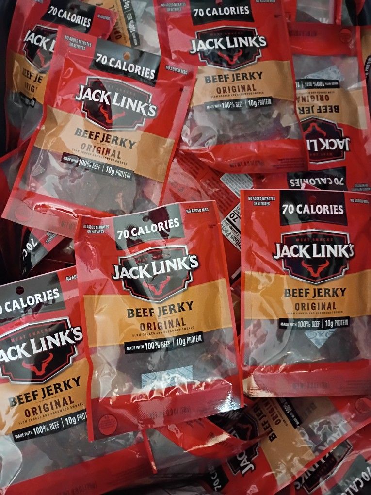 Beef Jerky  50 Packs Sold Together 