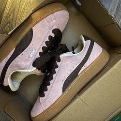Pink Puma Women SUEDE XL SKATE JR