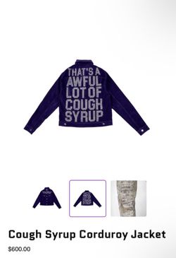 ALOCS PURPLE COUDUROY JACKET