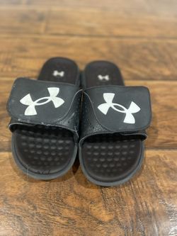 Youth Size 6 Under Armor slides