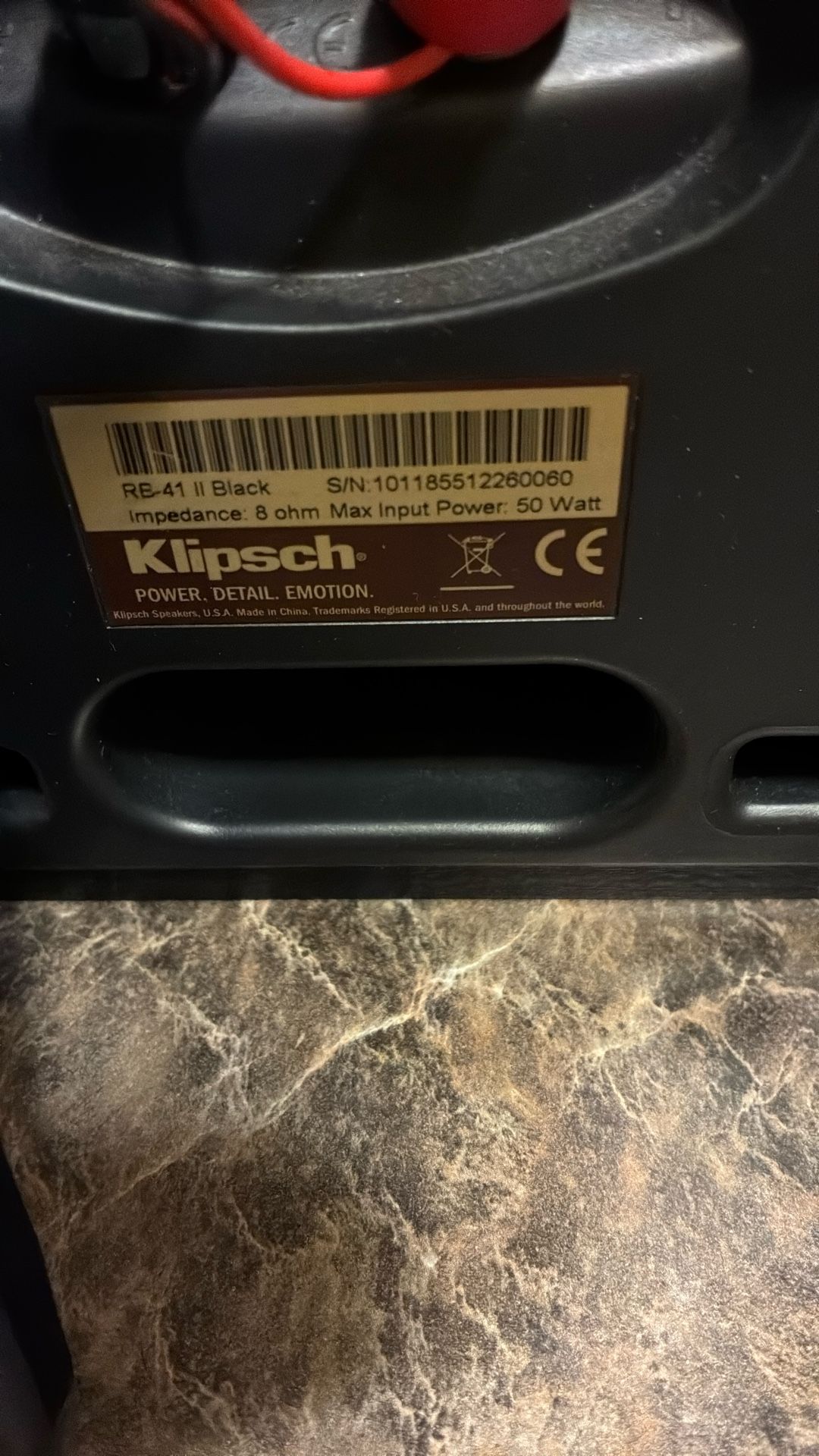 Klipsch 50watt 9 Inch Book End Speakers