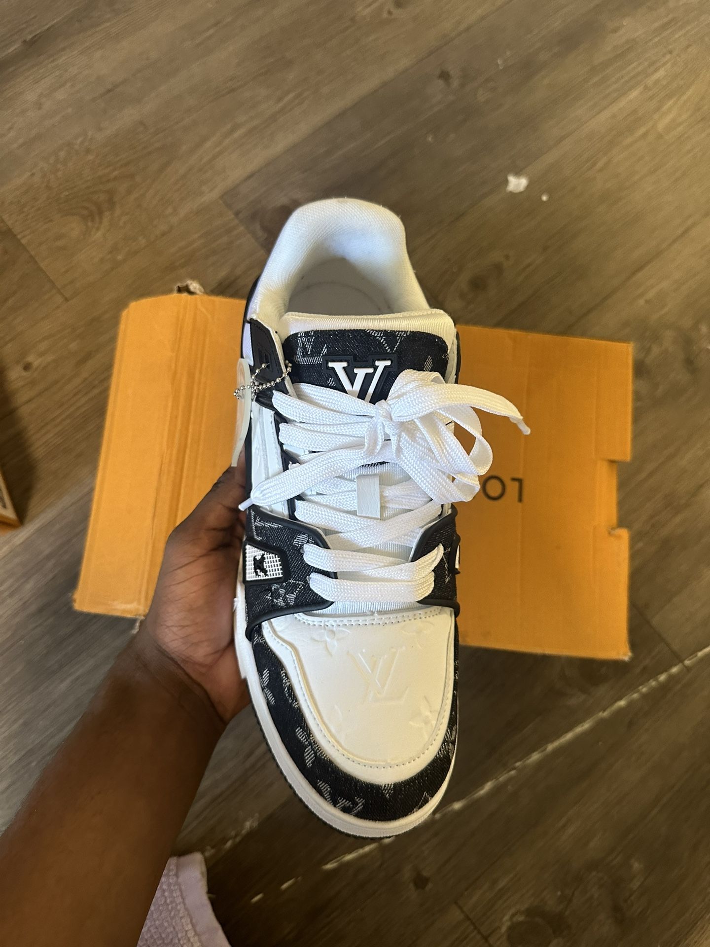 Louis Vuitton LV Trainer White Black