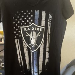 Women’s Raiders Flag/Service Shirt Size L