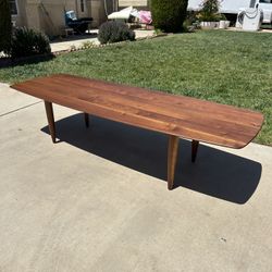 Mid- Century Modern Walnut Wood Coffee Table