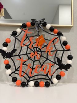 Trick or Treat Halloween Wreath