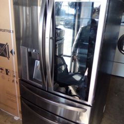 Lg Black Stainless  Beautiful Refrigerator 