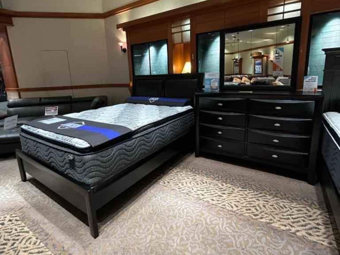 Spring Sale! Emily Black Bedroom Set Only $699. Easy Finance Option. Same-Day Delivery.