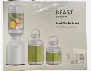 Beast Blender Deluxe 1000W Personal Countertop Smoothie & Shake Maker White