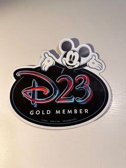 D23 Gold Member Disney Magnet