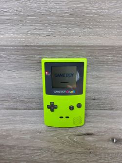 Nintendo game boy color kiwi green cgb-001 Tested and working