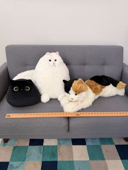 3 Large Cat Plush Toy Animals Like New West Las Vegas See My Listings Summerlin 