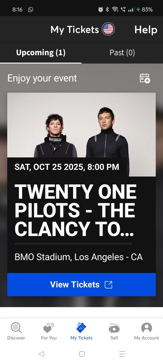 21 Pilots Tickets
