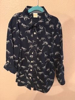 Two Boys Botton Down Shirts Size 7/8 Runs Big