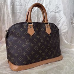 Louis Vuitton Monogram Alma Hand Bag Brown (1998)