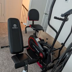 Selling Trio-trainer body power elliptical and marcy multi utility bench