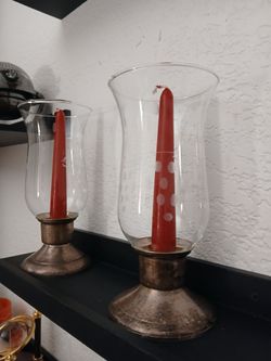 Candeleros de Cristal tallados Leonard Collection