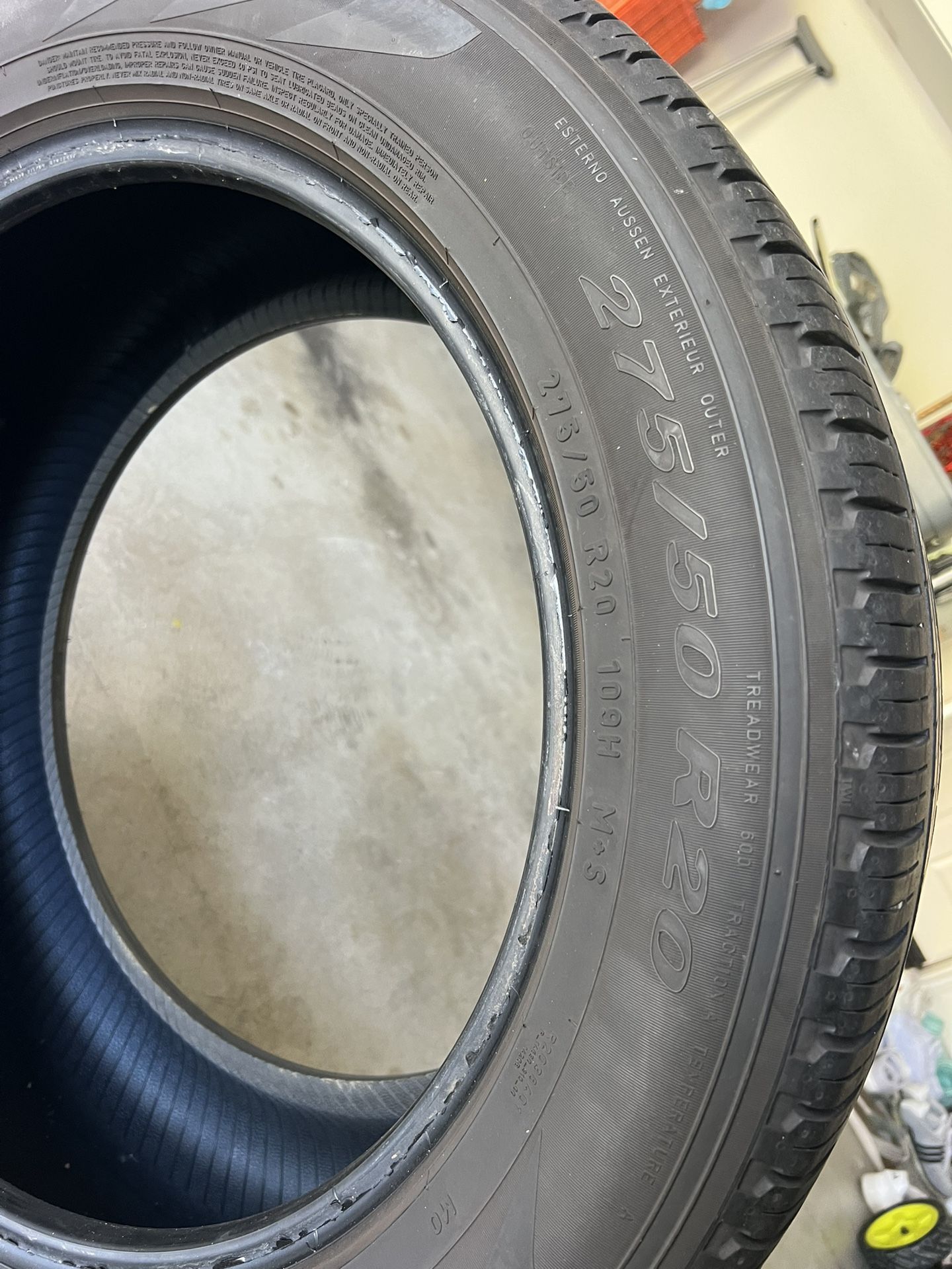 Pirelli Scorpion Verde 275/50 R20 109H (Single Used Tire)