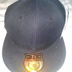 New w/Tags KB-ETHOS Fitted Flat Brim Bill Hat Baseball Cap Size 7 1/2