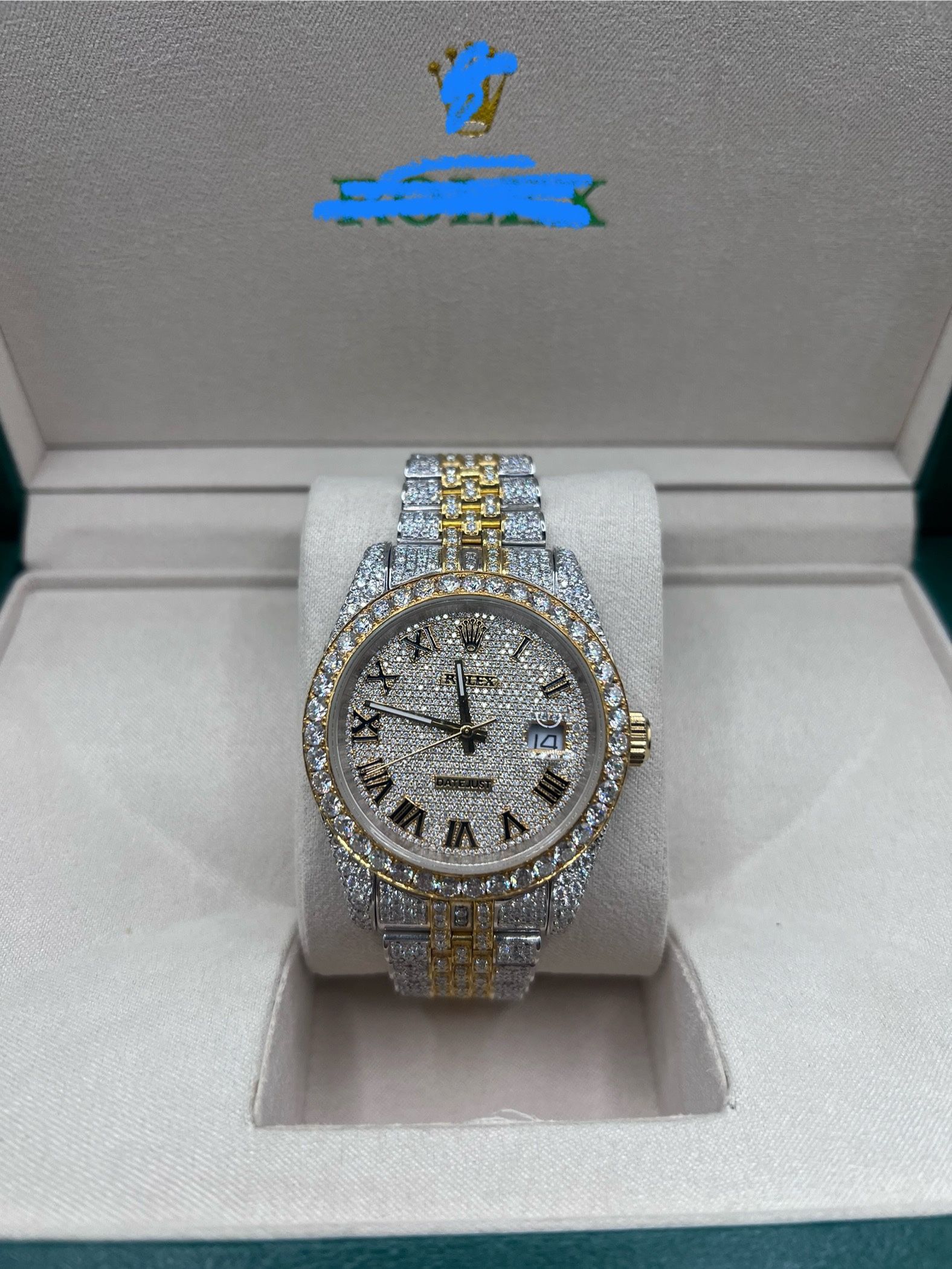 Bustdown Iced Out Moissanite Watch Diamond Tester Certified ✅