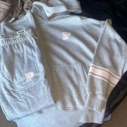 PINK Hoodie Set SizeS/M New$50