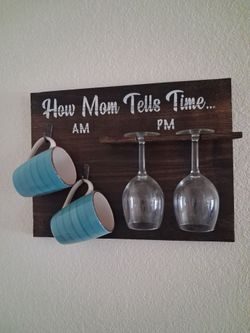 How Mom Tells Time Wall Decor