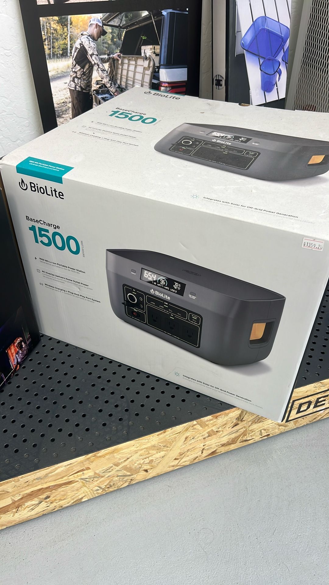 Biolite Base charge 1500 New In Box Jackery Ecoflow Goal Zero