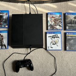 Used PS4 With a Few Games