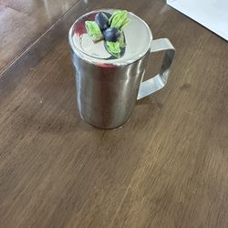 Vintage Stainless Steel Olive Oil Dispenser