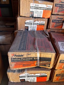 Paslode Positive Placement Nails (1-1/2" x .131" Brite, 4,000ct) - Brand New