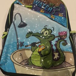Backpack Disney Where's My Water Swampy with Front Pocket **NEW**
