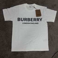 white burberry shirt