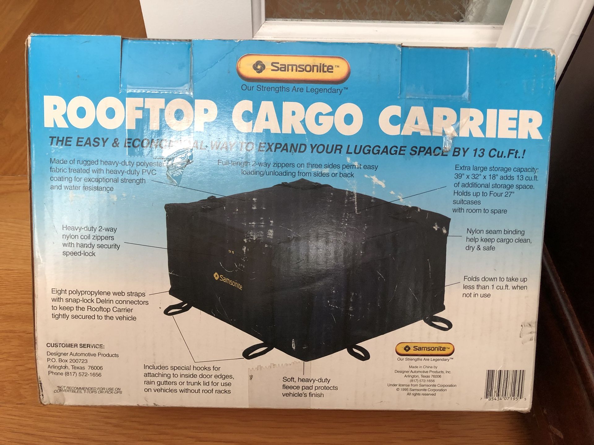 Rooftop Cargo Carrier