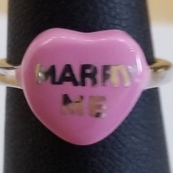 Sterling Silver Ring Enameled 