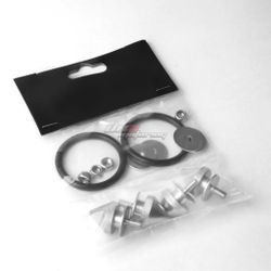 Brand New Universal Spike Style Silver Aluminum Car Bumper Trunk Fender Hatch Lids Quick Release Fastener