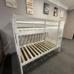Twin Over Twin Bunk Bed 