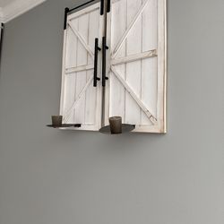 Farm House Decor oversized clock and wall decor