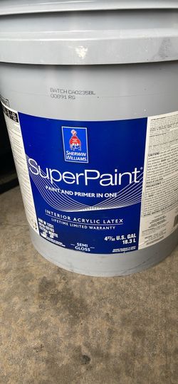 Sherwin-Williams SuperPaint Interior Semi-Gloss 5 Gallon